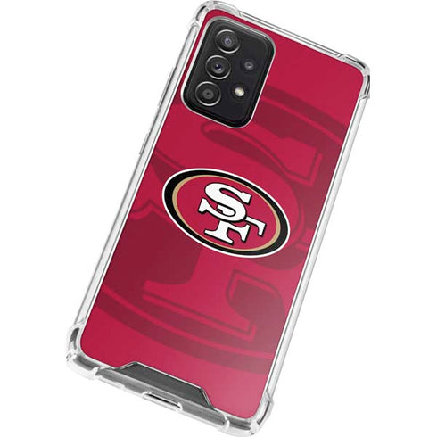 NFL San Francisco 49ers Double Vision Galaxy A52 5G Clear Case